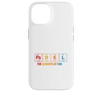 Padel The Elements Of Fun Paddle Tennis Periodic Table Case for iPhone 14