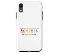 Padel The Elements Of Fun Paddle Tennis Periodic Table Case for iPhone XR
