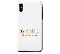 Padel The Elements Of Fun Paddle Tennis Periodic Table Case for iPhone XS Max