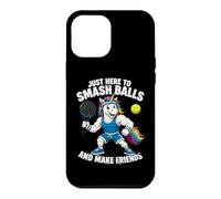 Padel Unicorn - Just Here To Smash Balls And Make Friends Case for iPhone 12 Pro Max