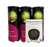 PadelPursuit Padel Bundle GripBooster Set & Tournament Padel Tennis 3 x 3 Tin 9 Balls - Improve Your Spin