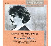Paderewski, Ignace Jan - Plays Schumann/Mendelssohn/&