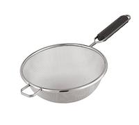 Paderno World Cuisine 4-3/4-Inch Round Stainless-Steel Strainer with ABS Handle