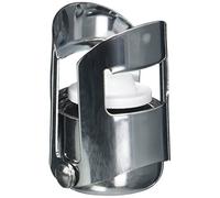 Paderno World Cuisine Champagne Stopper, Stainless Steel with Hinged Sides