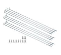 PADGCNOR Bicycle Spokes 40PCS/Lot Electric Bicycle Spoke 13G 2.2mm 151-250mm Folding Bike Mountain Stainless Steel With Nipples(168mm)