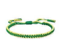 PADGCNOR Braided Friendship Bracelet Braided Bracelets & Bangles Multicolor Nylon Rope Handmade Wristband Bangle for Women Men(Style 31)
