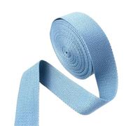 PADGCNOR Cotton Webbing Strap 5 Meters 20-50mm Cotton Webbings 1.5mm Thick High Tenacity Backpack Strap Webbing Label Ribbon Clothes Sewing Tape Bias Binding(Blue,20mm)