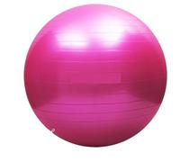 PADGCNOR Exercise Ball 65cm/75cm Anti-burst Yoga Ball Stability Balance Pilates Barre Physical Fitness Exercise with Air Pump(Pink 75cm)