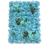 PADGCNOR Flower Wall Panel Artificial Flower Wall Panel 3D Rose Background Party Wedding Backdrop Bridal Shower Home Decor for Birthday, Wedding(Blue)