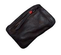 PADGCNOR Leather Coin Purse Men Vintage Original Leather Handmade Small Mini Wallet Card Holder Money Bag Women(Coffee Color)