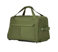 PADGCNOR Rucksack with Wheels Travel Carry On Hand Luggage Trolley 2 Wheeled Rolling Holdall Duffel Bag Foldable Weekender(Dark Grey)