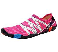 Padgene Barefoot Skin Water Shoes Socks, Men Women Quick Dry Water Sport Shoes, Unisex Aqua Shoes for Swim Yoga Beach Running Snorkeling Swimming Surf Scuba Diving Pink