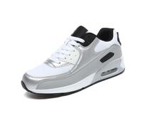 Padgene Men Women Running Shoes Sports Trainers Breathable Lightweight Sneakers Air Cushion Low Top Footwear Waking Fitness Lace up Shoes for Walking Gym Jogging Fitness Athletic Casual