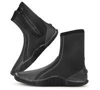 Padgene Wetsuit Boots Shoes 5mm Neoprene Diving Boots Unisex Non-Slip Sole Reinforced Toe & Heel Surf Boots, Protection from Hard/Sharp Objects