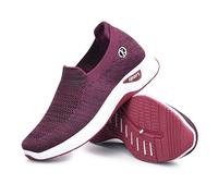 Padgene Women's Comfortable Working Nurse Shoes Non-Slip Adjustable Breathable Walking Casual Nursing Orthotic Lightweight Shoes