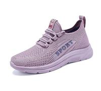 Padgene Womens Running Shoes Sports Trainers Breathable Lightweight Sneakers Air Cushion Low Top Footwear Waking Lace up Shoes for Walking Gym Athletic Casual