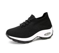 Padgene Womens Running Shoes Sports Trainers Breathable Lightweight Sneakers Air Cushion Low Top Footwear Waking Fitness Lace up Shoes for Walking Gym Jogging Fitness Athletic Casual