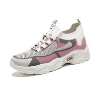 Padgene Womens Running Shoes Sports Trainers Breathable Lightweight Sneakers Air Cushion Low Top Footwear Waking Fitness Lace up Shoes for Walking Gym Jogging Fitness Athletic Casual