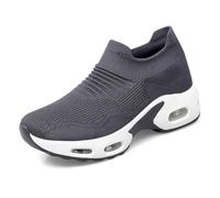 Padgene Womens Running Shoes Sports Trainers Breathable Lightweight Sneakers Air Cushion Low Top Footwear Waking Fitness Lace up Shoes for Walking Gym Jogging Fitness Athletic Casual