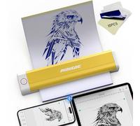 Padieoe Tattoo Stencil Printer, 2000mAh Wireless Thermal Tattoo Printer with 10PCS Transfer Paper, Compatible with Phone/Tablet/PC, Portable Thermal Transfer Machine for Tattoo Artists & Beginners