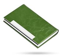 padike Business Card Holder , Business Card Holders , Business Card Case , Business Card Holders Wallet Credit Card ID Case/Holder for Men & Women (V-Green)