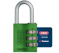 Padlock Combination Aluminum 30mm Green