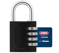 Padlock Combination Aluminum 40mm Black