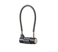 Padlock for Indoor and Outdoor Applications, Featuring 5mm Steel Cable and Easy to Read Code Wheels