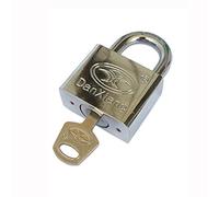 Padlock, Keyed Alike Padlocks,Steel Heavy-Duty Security Door Lock Locker Lock 30mm40mm50mm60mm,1 Key(30x25mm)