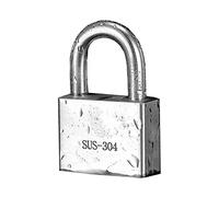 Padlock， Outdoor Steel Key,Rust-Proof,Hydraulic Shears,Lock Body Width 30mm,40mm,50mm,60mm,4 Keys(Short Lock,50mm)