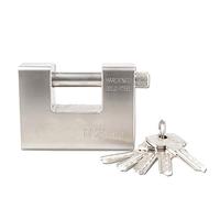 Padlock,Padlocks with Keys, and Heavy-Duty Key Padlock with 5 Keys,Lock Body Width 74mm,84mm,94mm,Shackle Diameter 12.8mm(94mm)