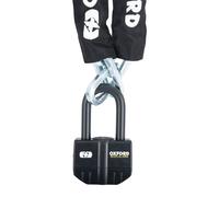 §Oxford BIG Boss Lock Package with Alarmed Brake Disc Lock + 12 mm Chain§