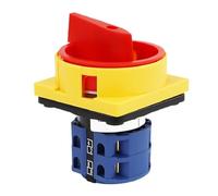 Padlockable Rotary Changeover Disconnect Switch 2 Position 2 Pole Cam Power Cut Off for Industrial Panels 20A-160A 660V AC(63A)