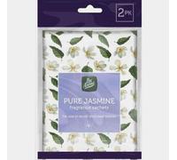 PADMASHRE 2 Pack Pan Aroma Scented Sachet Hanging Wardrobe Freshener Fragrance Cupboard Freshner (Pure Jasmine)