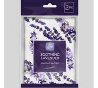 PADMASHRE 2 Pack Pan Aroma Scented Sachet Hanging Wardrobe Freshener Fragrance Cupboard Freshner (Soothing Lavender)