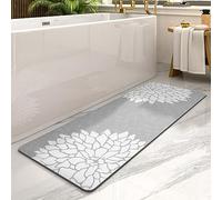 PADOOR-No Stains Bathroom Runner Rug-Bath Mats for Bathroom Non Slip-Super Absorbent Bath Floor Mat Quick Dry Diatomaceous Earth Bath Rug-Large Bathmat-24'' x47''