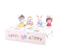 Padorul 10 Pack Easter 3D Pop-up Animal Candy Boxes Foldable Cardboard Gift Bags for Kids Party Favors