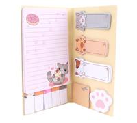 Padorul 550 Sheets Cat Sticky Notes Set - Cute Feline Memo Pad Bundle with Adhesive Page Markers & Writing Pads, Self-Stick Notes for School Office Supplies, Kawaii Cat-Themed Gift