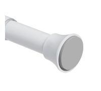 PadPure Extendable Shower Curtain Rod 75-197cm Stainless Steel Shower Pole No Drilling Tension Rod for Curtain Adjustable Telescopic Rods Extendable for Kitchen Cupboard Bathroom Window