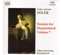 PADRE ANTONIO SOLER: SONATAS FOR HARPSICHORD VOL. 3 NEW CD