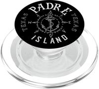 Padre Island Texas Sailing Compass Rose PopSockets PopGrip for MagSafe