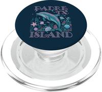 PADRE ISLAND TX DOLPHIN LOVER COLORFUL BEACH SOUVENIR PopSockets PopGrip for MagSafe