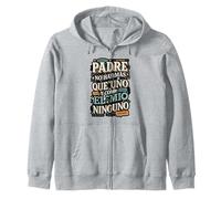 Padre No Hay Más Que Uno Quote design Zip Hoodie