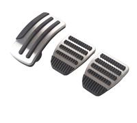Pads Car Foot Pedals For Nissan For X-Trail T31 For ROGUE For Qashqai J10 For Teana For Altima Car Stainless Steel Pedal Cover AT MT Car Pedals(MT)