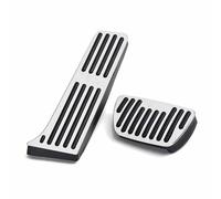 Pads Car Foot Pedals For Toyota For Avalon For XX50 2019~2022 2021 Automotive Stainless Steel Rubber Non-slip No Drilling Pedal Accessories(Sliver)