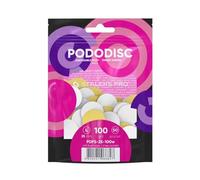 Pads Nail File for Pedicure Disc White Refill File Pododisc Staleks Pro L 100 Grit Box (Pack of 50) Pedicure Foot Spa