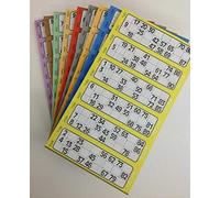 Pads of 600 Bingo Flyers Single Sheets Jumbo 6 To View - CHOOSE YOUR COLOUR (LILAC)