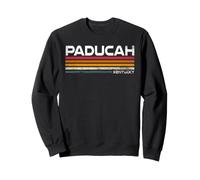 Paducah Kentucky Retro Stripes Vintage City Design Sweatshirt
