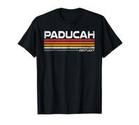 Paducah Kentucky Retro Stripes Vintage City Design T-Shirt
