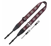 Padwa Lifestyle Adjustable Camera Strap - 1.5" Top Layer Cowhide Head Camera Straps for Photographers, Cotton Adjustable Neck Shoulder & Crossbody Strap Quick Release for All Cameras and Binoculars